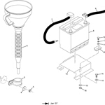 Funnel & Battery Assembly